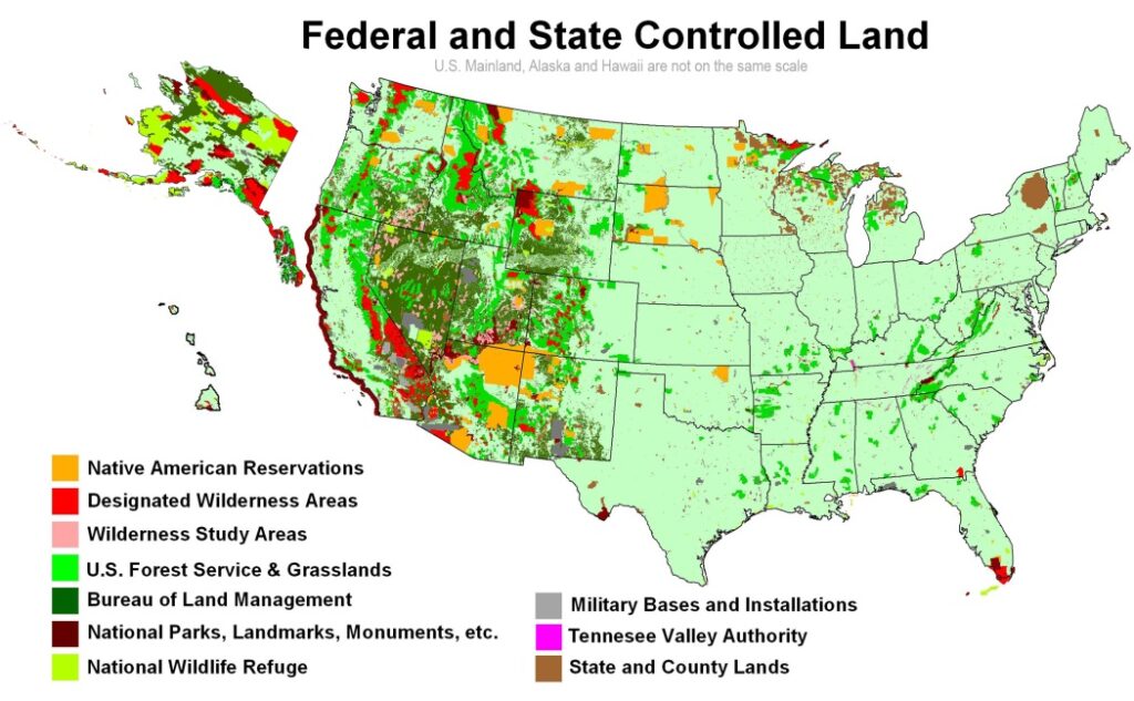 Federal and State land