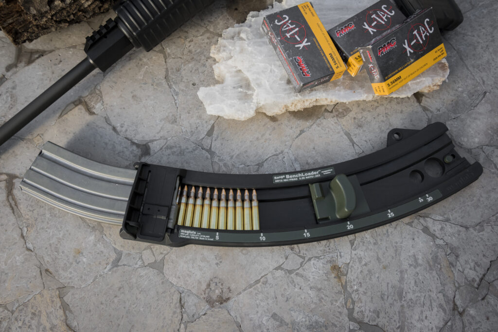 Maglula's Benchloader on a flat surface