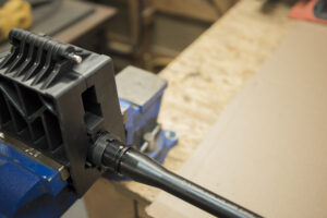Greasing the barrel and sliding into the upper assembly