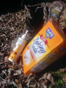 baking soda Baking soda is another option for scent control