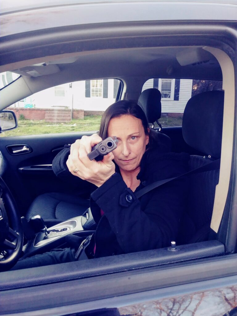 center axis relock displayed behind the wheel of an automobile