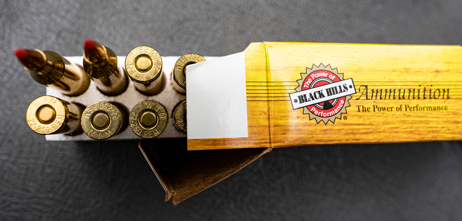 22-250 ammunition from Black Hills