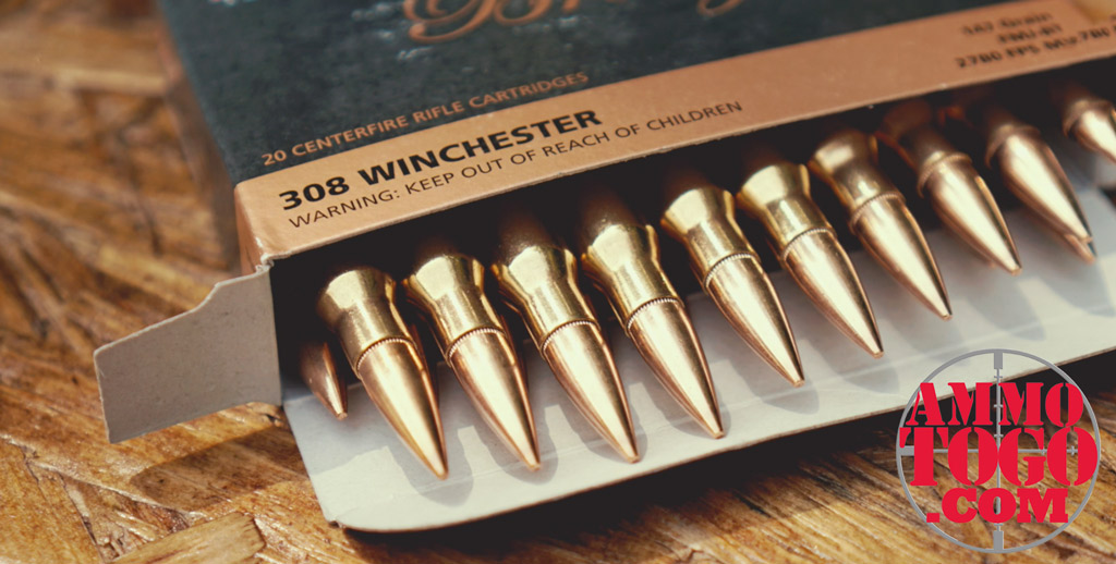 PMC .308 Winchester ammunition is larger than .223 ammo photo of 308 bullets