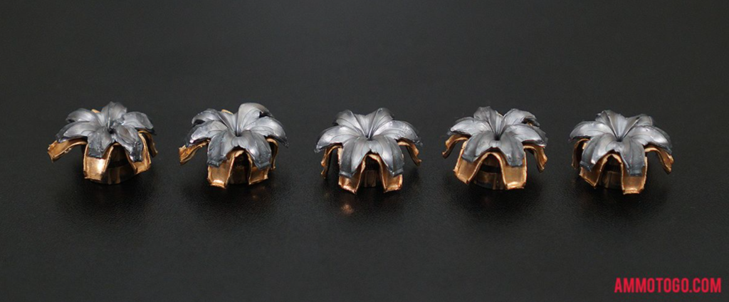 Expanded Hollow Point Ammo Expanded Federal HST Hollow Point Test Ammo