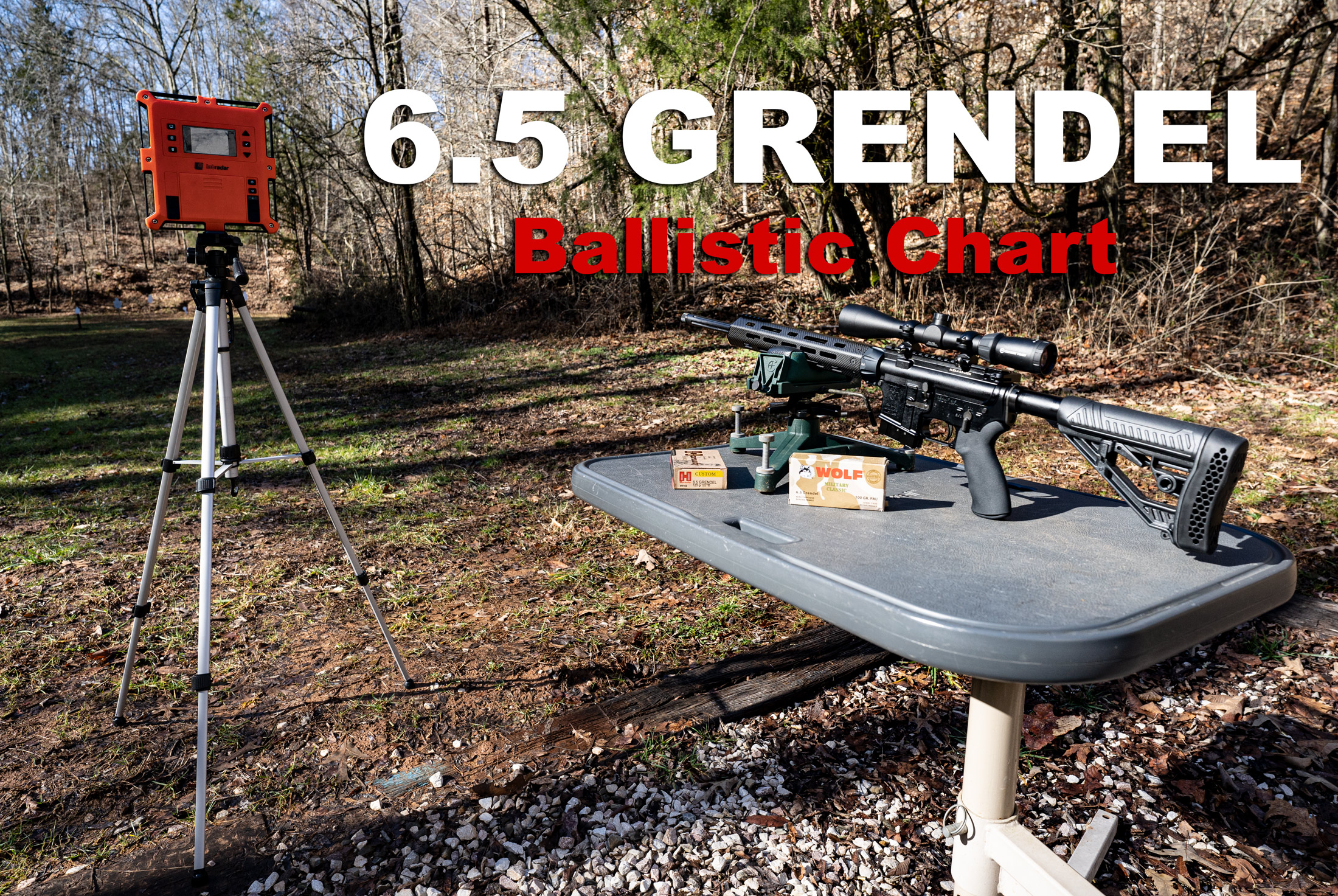 Measuring 6.5 Grendel ballistics at the shooting range