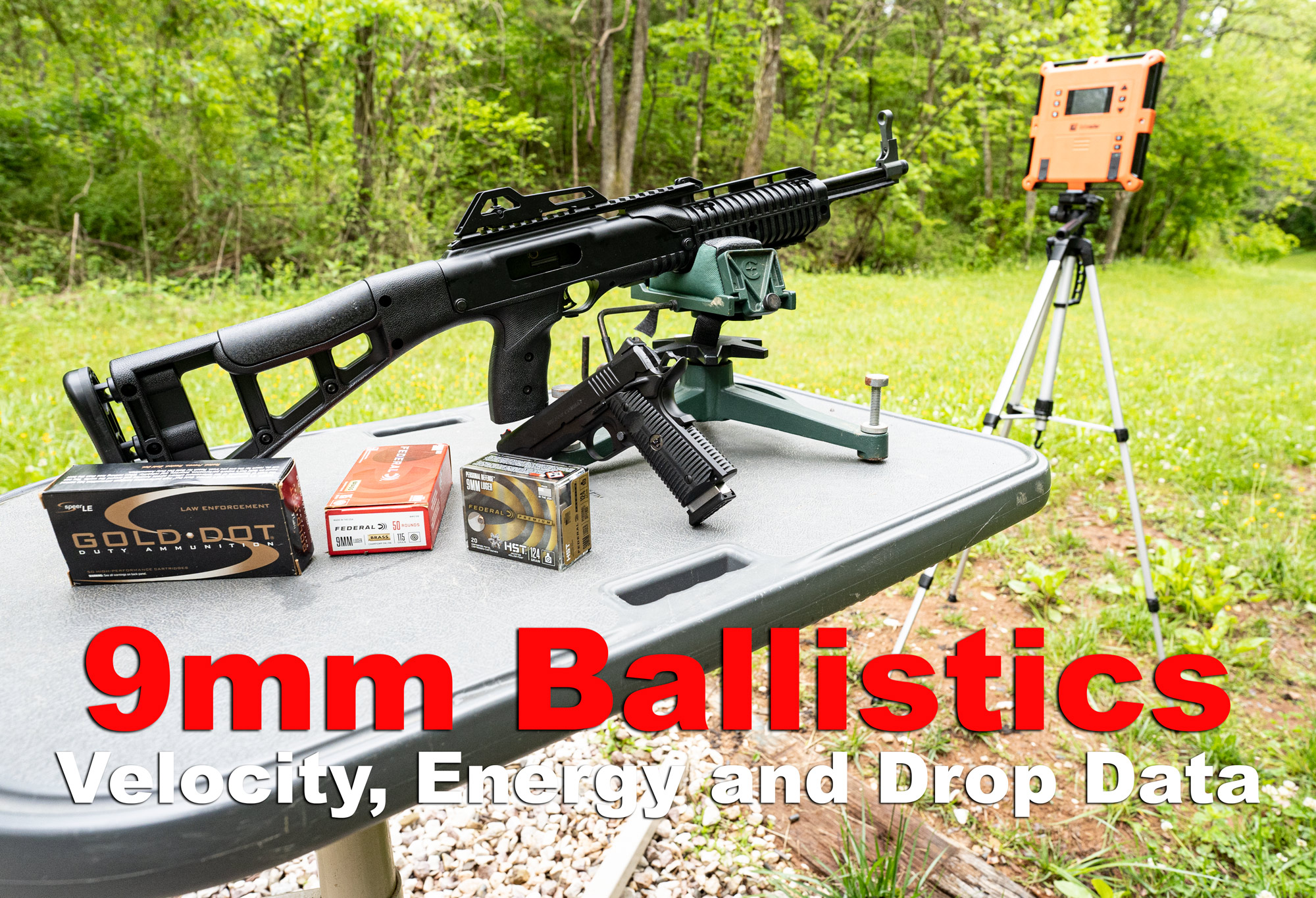 9mm Ballistics - Velocity, Energy &amp; Drop Data