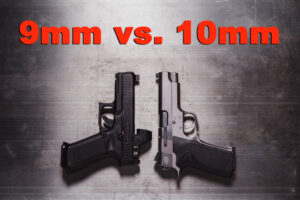 9mm vs 10mm pistols side by side