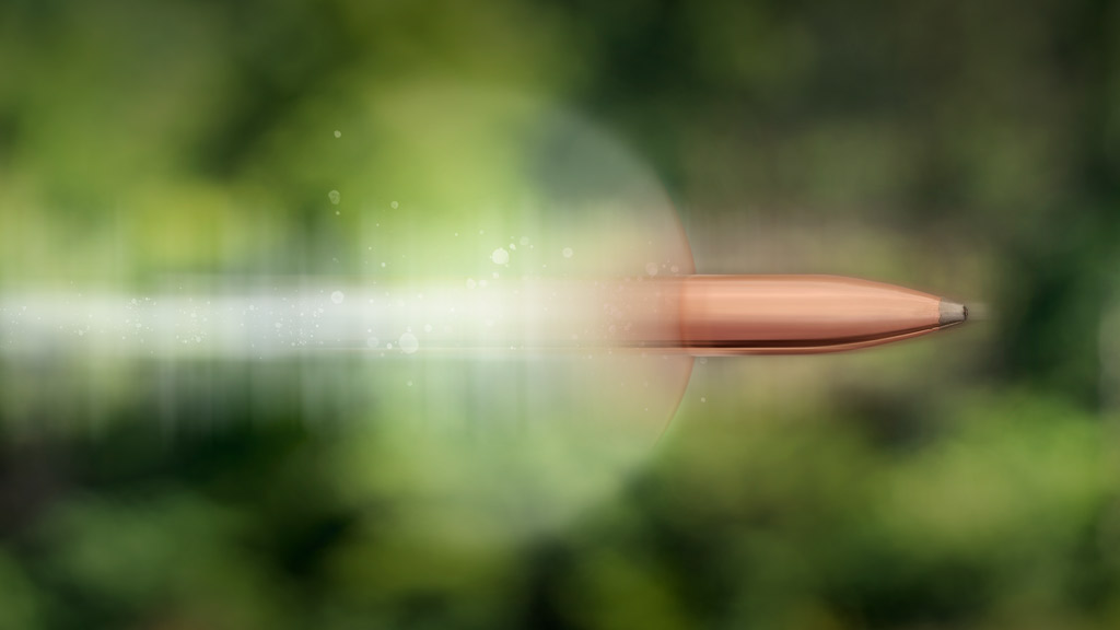 photo of a bullet breaking the speed barrier