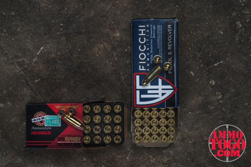 Fiocchi and Black Hills jacketed hollow point ammo