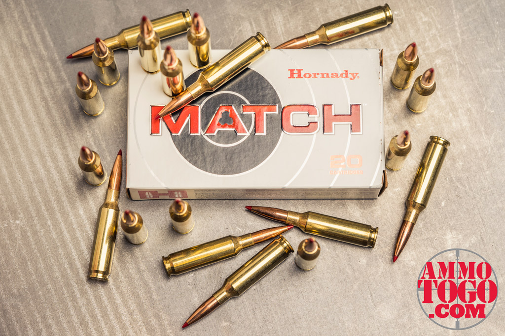 hornady match 6.5 creedmoor rifle ammo a photo of hornady match 6.5 creedmoor rifle ammo