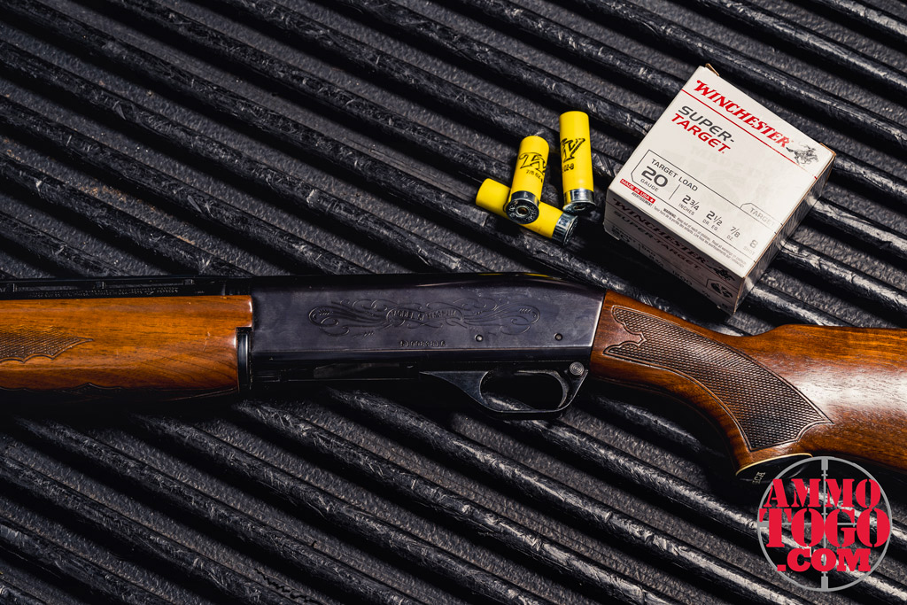 photo of 20 gauge shotgun and shotgun shells