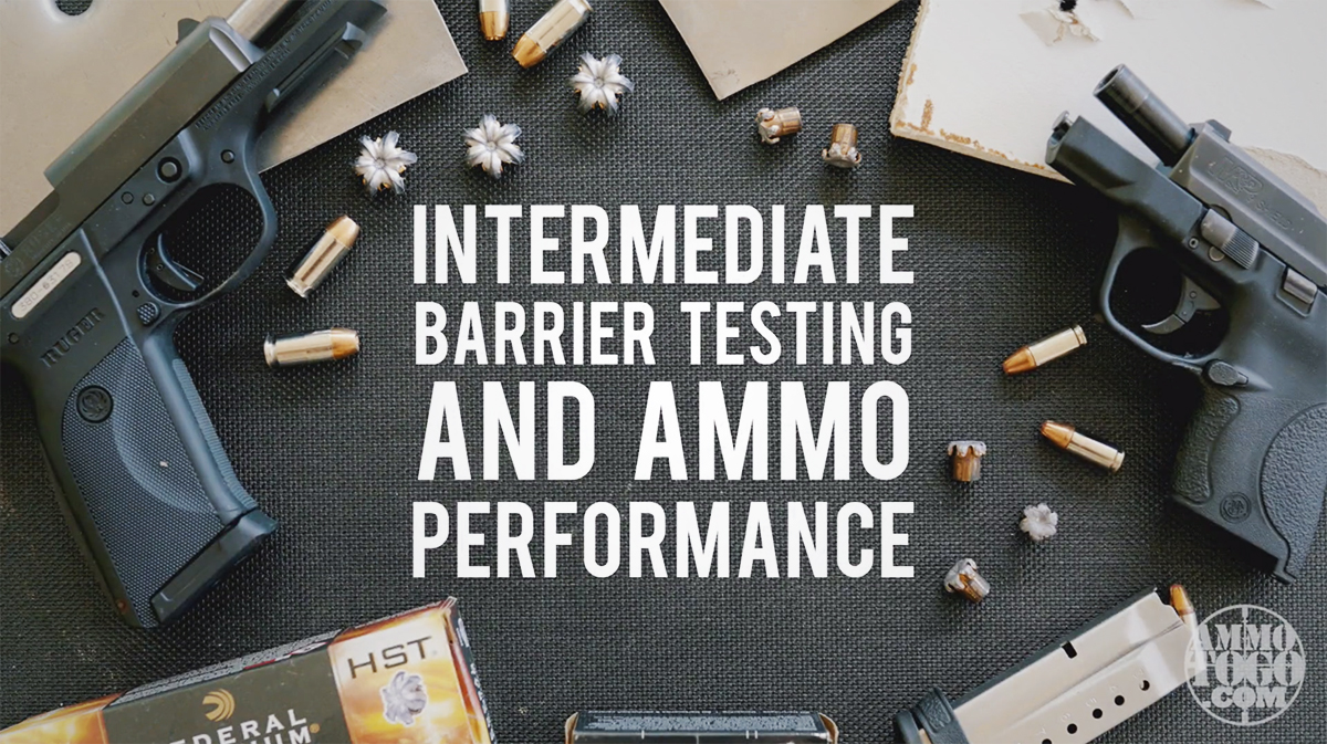 Ammo testing with barriers