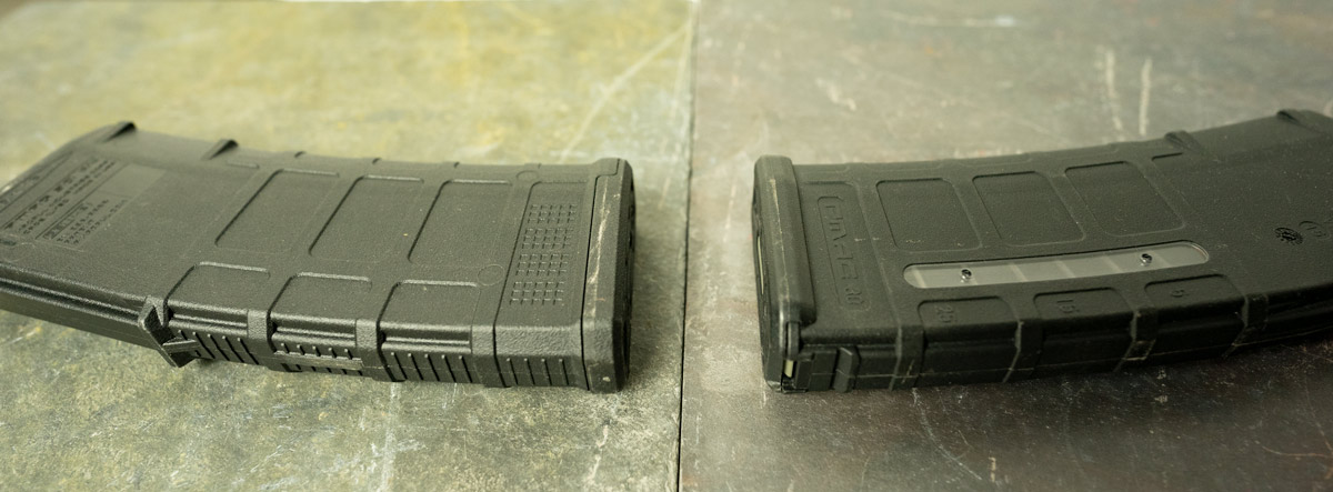 Base or floor plate differences in magpul generations