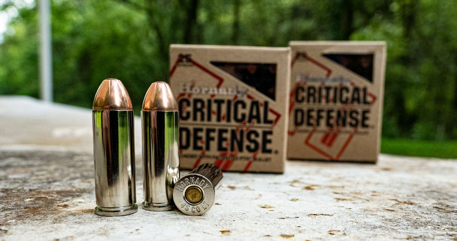 Hornady Critical Defense Ammo headstamp Hornady Critical Defense ammo showing headstamp