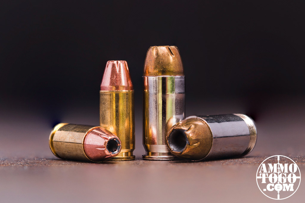 9mm, used in 2011 pistols vs 45 ACP ammo, commonly used in 1911 pistols.