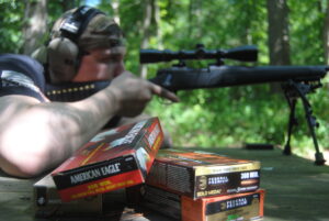 Firing match grade ammo at the range