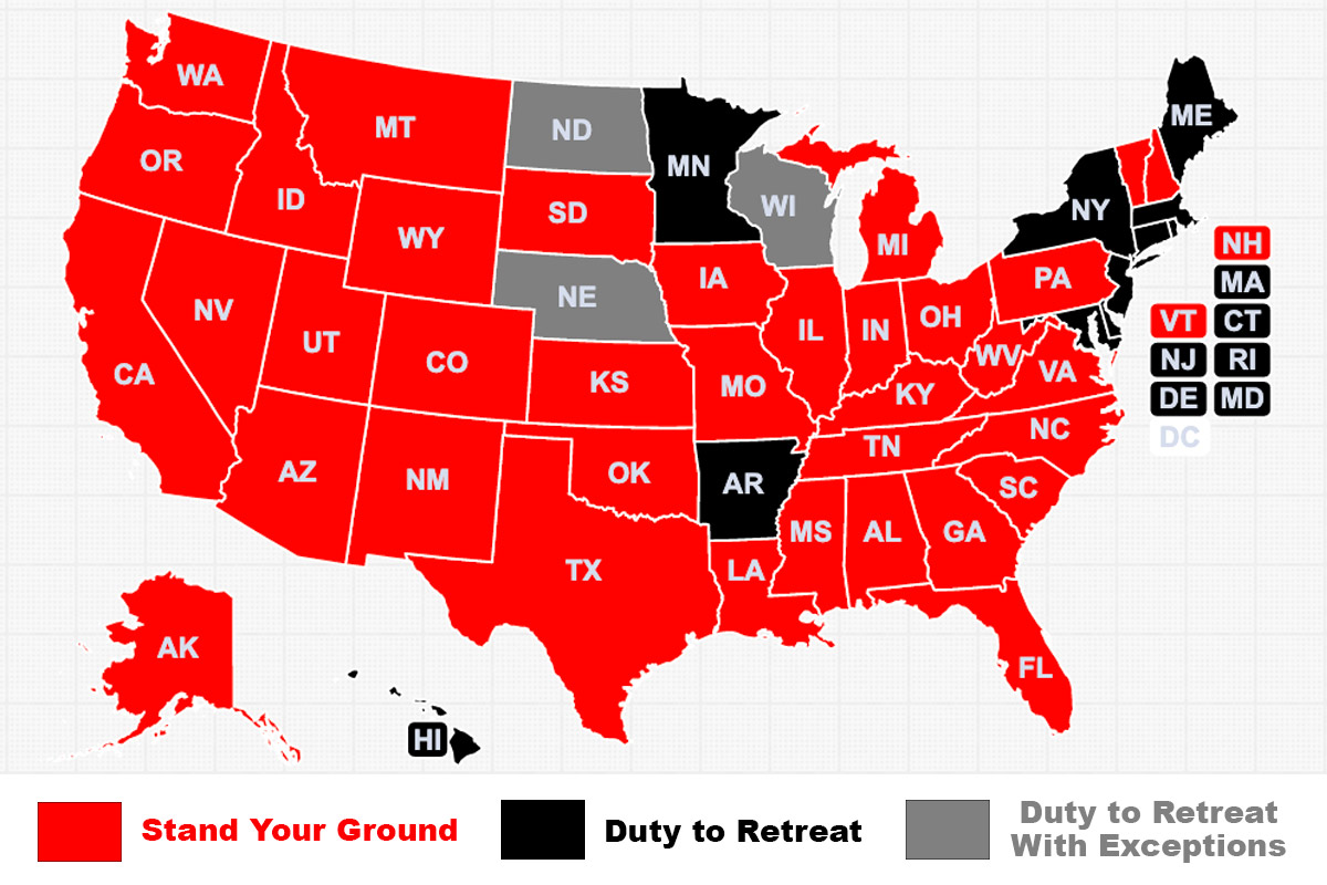 Duty to Retreat vs Stand Your Ground