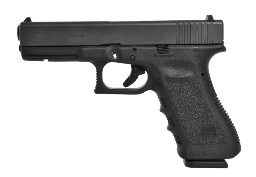 The Glock 17 pistol