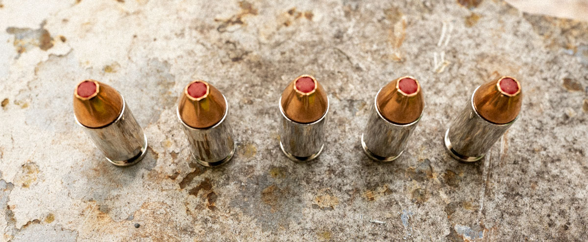 Close up image of Hornady FTX bullets on a table