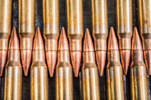 photo of FMJ bullets stacked