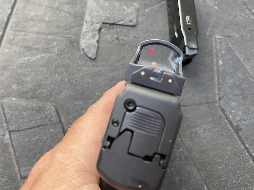 Crimson Trace Red Dot on Savage Stance