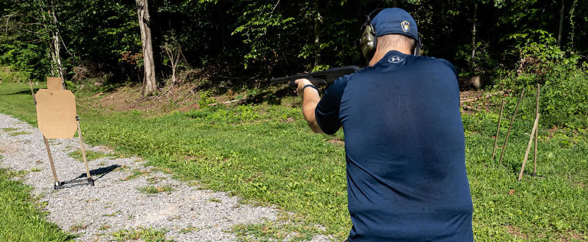 Shooting 410 bore shotgun