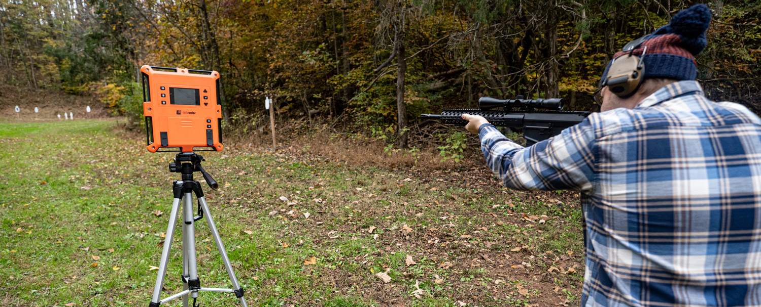 Shooting AR-10 at the range