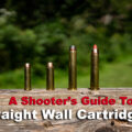 Straight wall cartridges lined up on display
