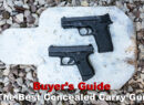 Two of the best concealed carry gun options available at a shooting range