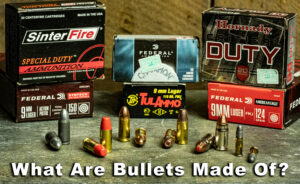 what are bullets made of image