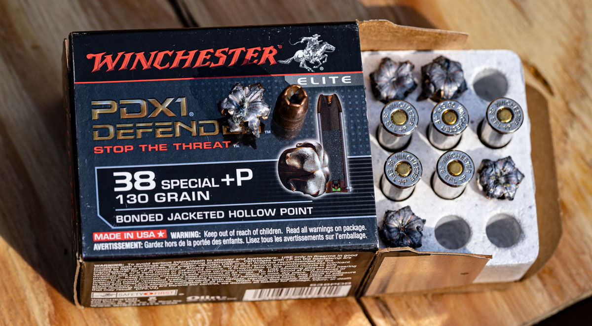 winchester PDX1, one of the best 38 special ammo options for personal protection