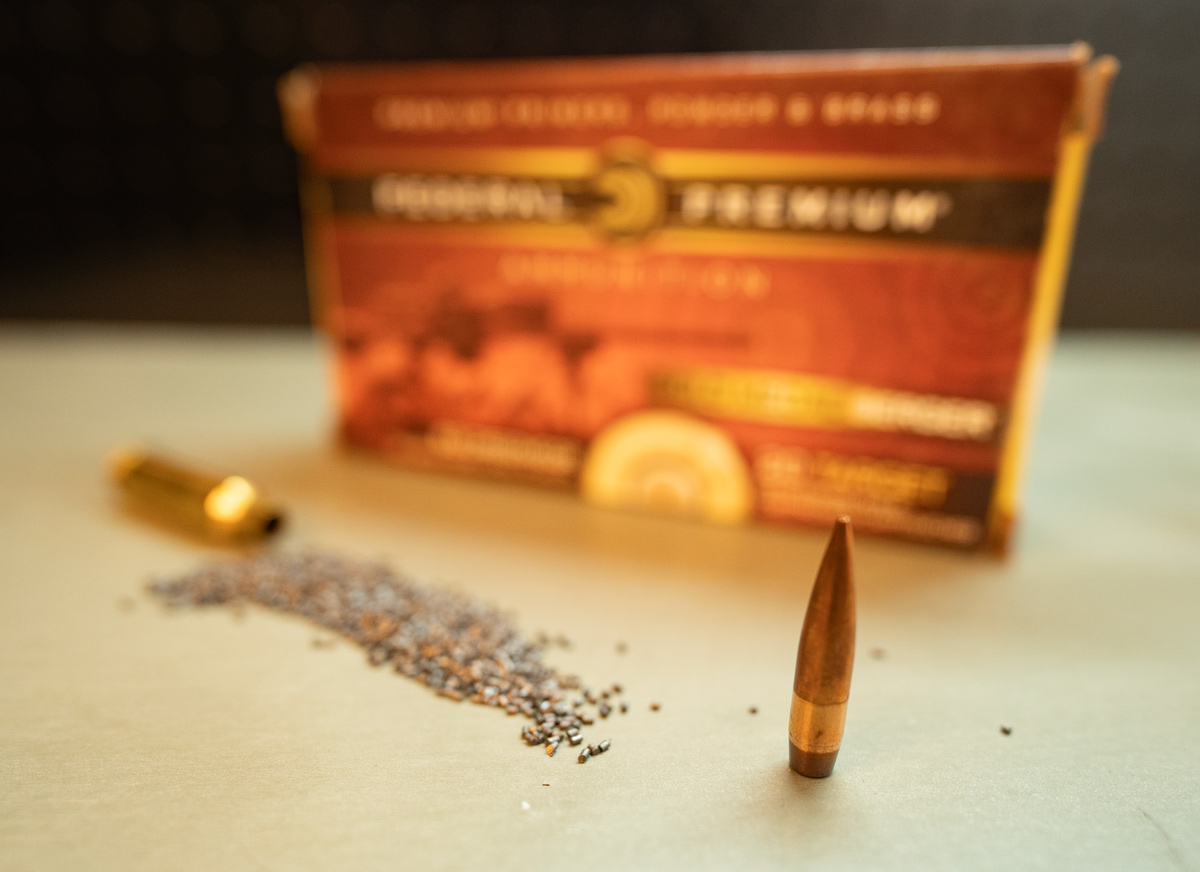 Federal premium ammo with a Berger hybrid bullet