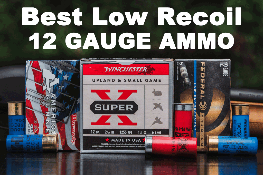 Best low recoil 12 gauge ammo displayed at the range
