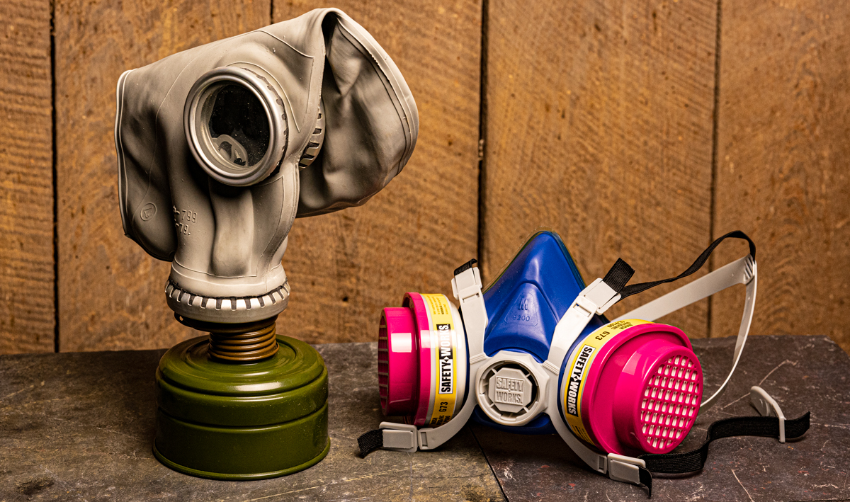 gas masks vs respirators