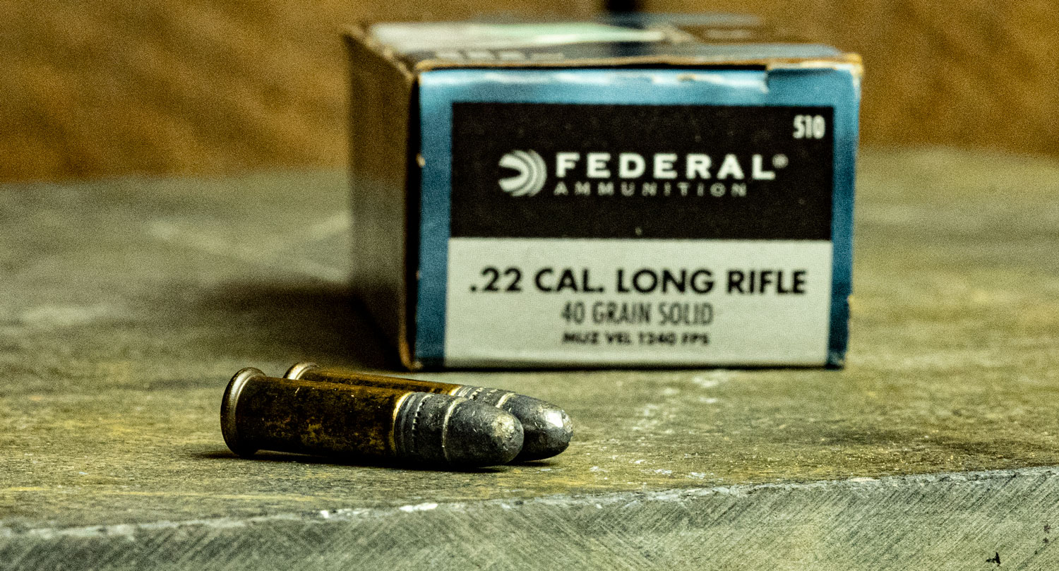lead bullets loaded in 22lr ammo