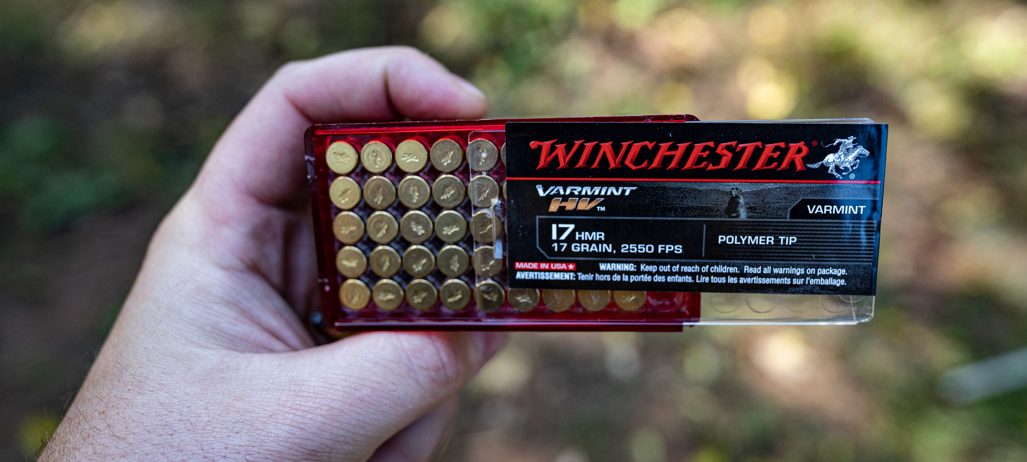 Winchester Super-X 17 HMR ammo