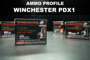 Winchester PDX1 ammo at the range